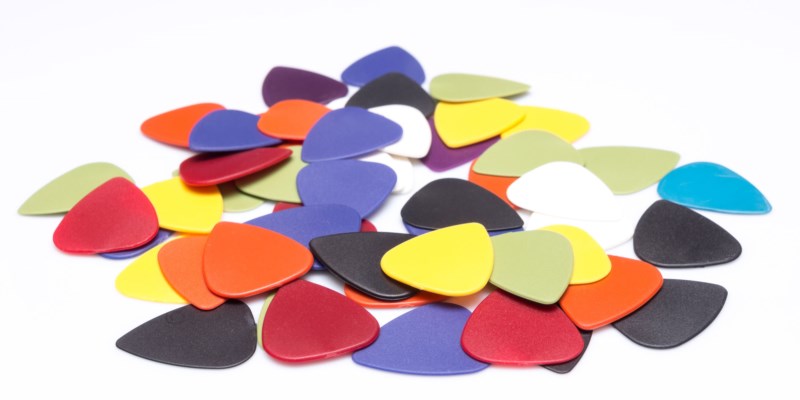 Plekter i flere farger