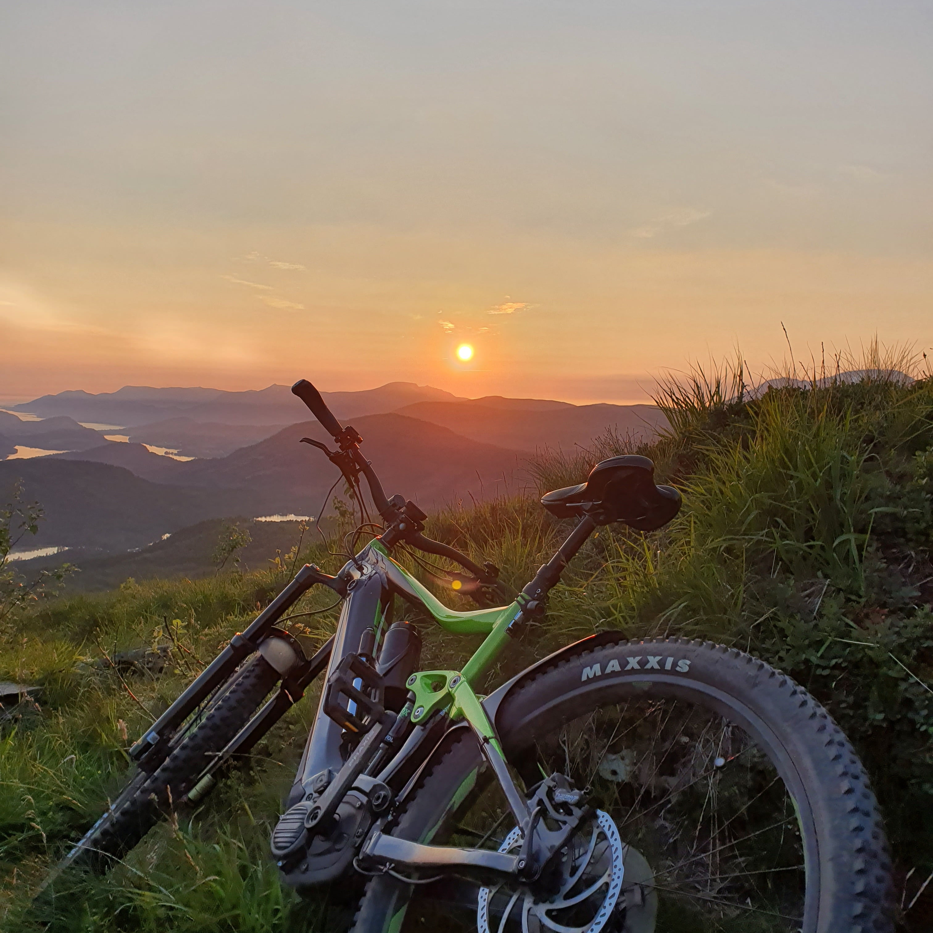 Elsykkel på Lebergsfjellet